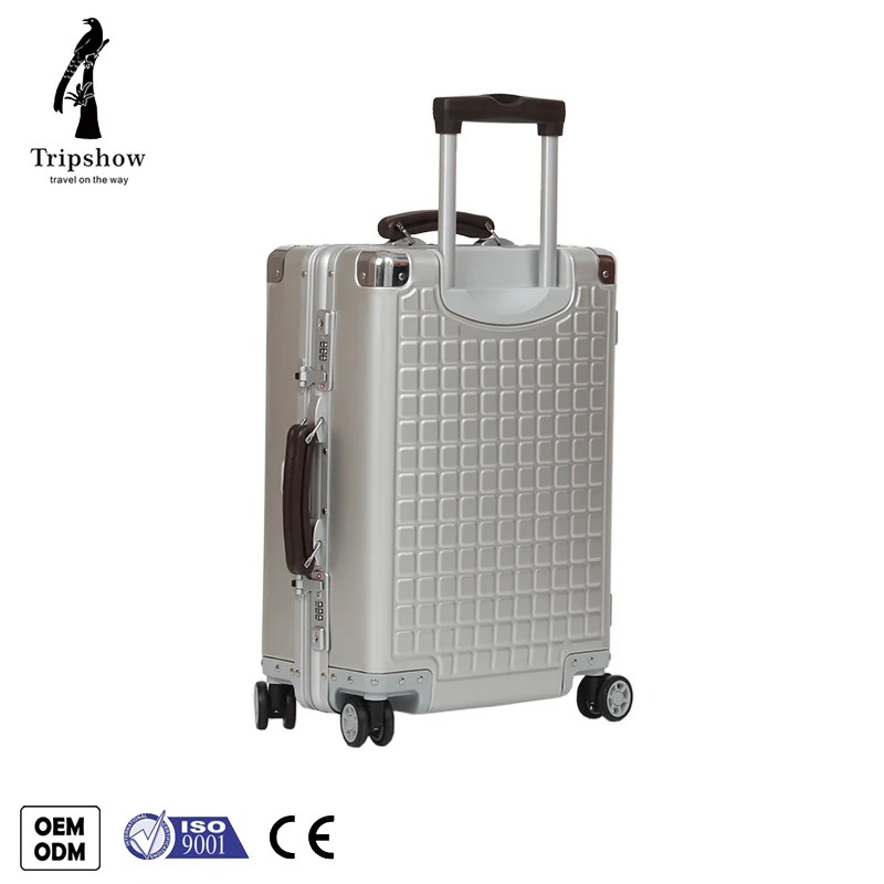 High Quality Aluminum Magnesium Alloy Tag Travel Carry-on Trolley Bag Luggage Sets Suitcase