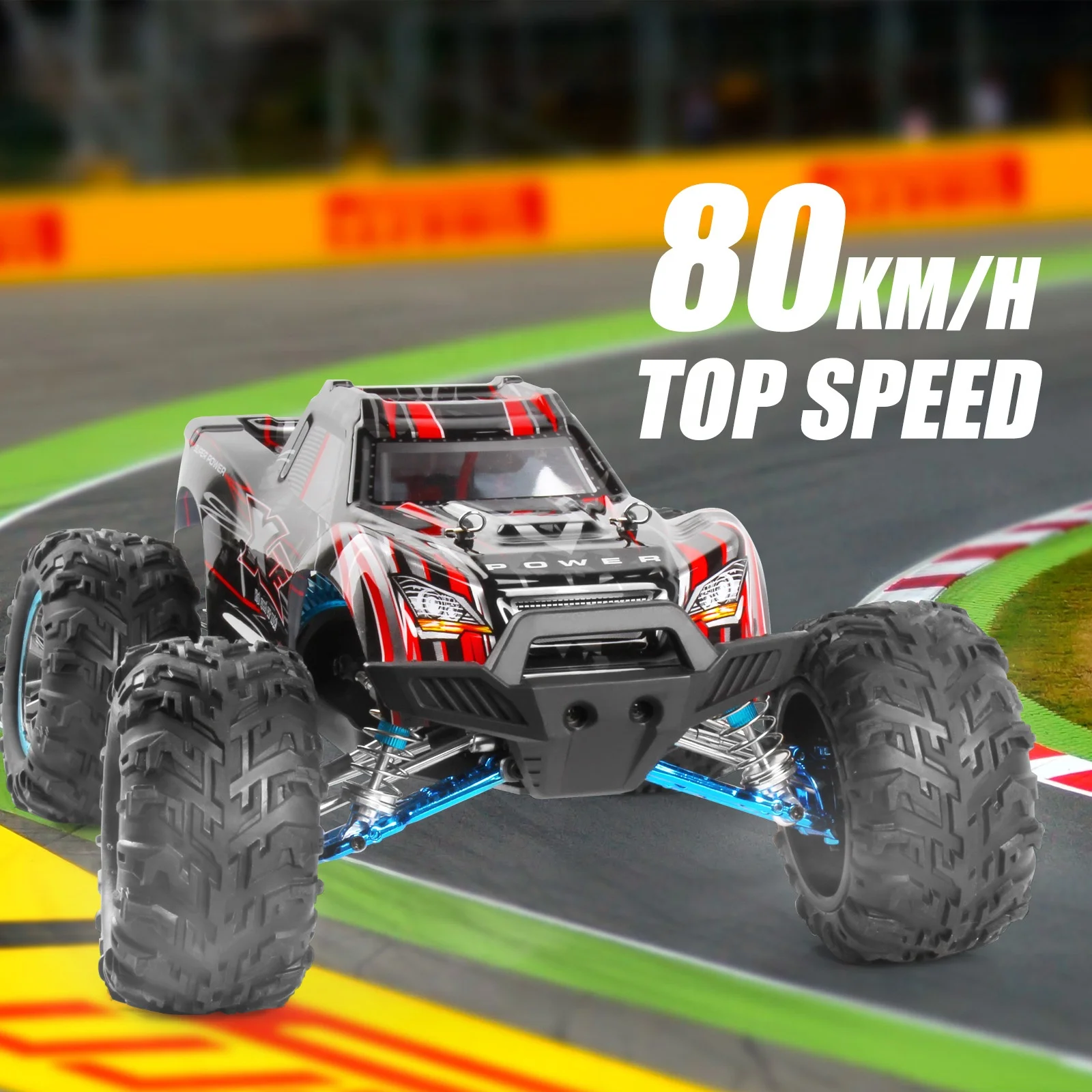High Speed RC 100+km/h Brushless Hobby Radio Control Stunt Car waterproof walk on water Vehicles Metal base Off Road 1:10 2.4Ghz