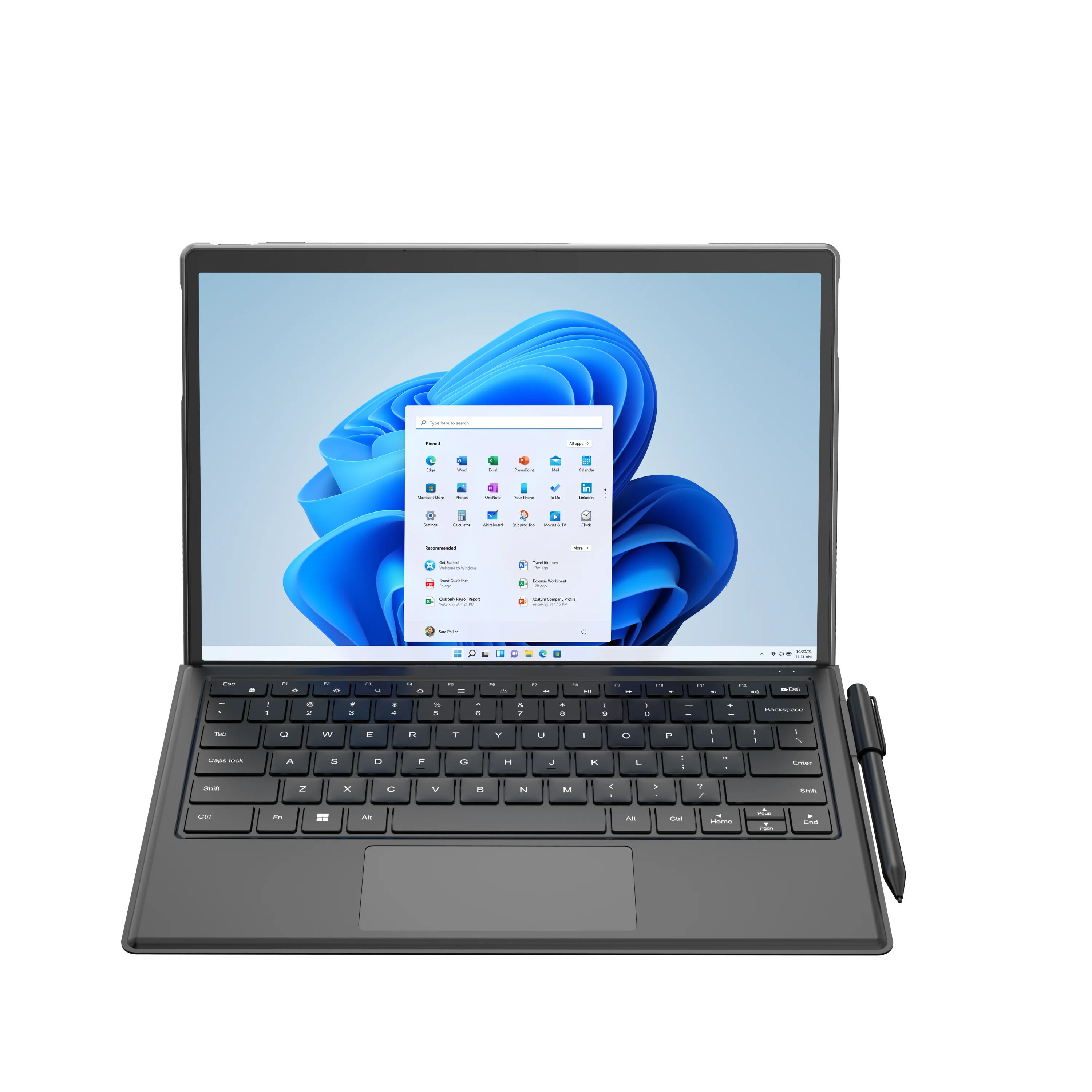 2 in 1 Tablet PC 13.3inch Window 10 tablets Laptop Ram 16GB Rom 512GB tablet PC with keyboard and Capacitor pen