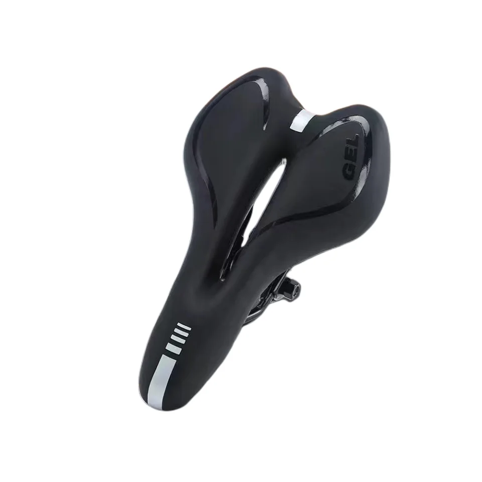 mountain Bike gel Saddle Bicycle  Leather Seat Cushion