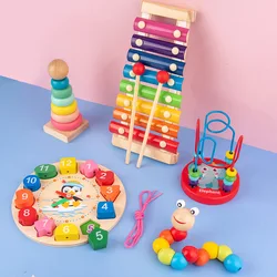 New Design Children Kids intelligence Educational Wooden Building Blocks Toys.
