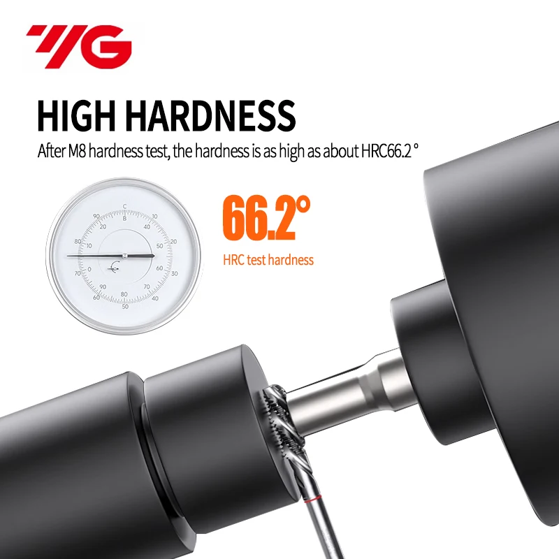 Korean YG  Combo Machine Multi-function Spiral Tap for Steel Parts Stainless Steel Aluminum T28 grinding stone drill bits