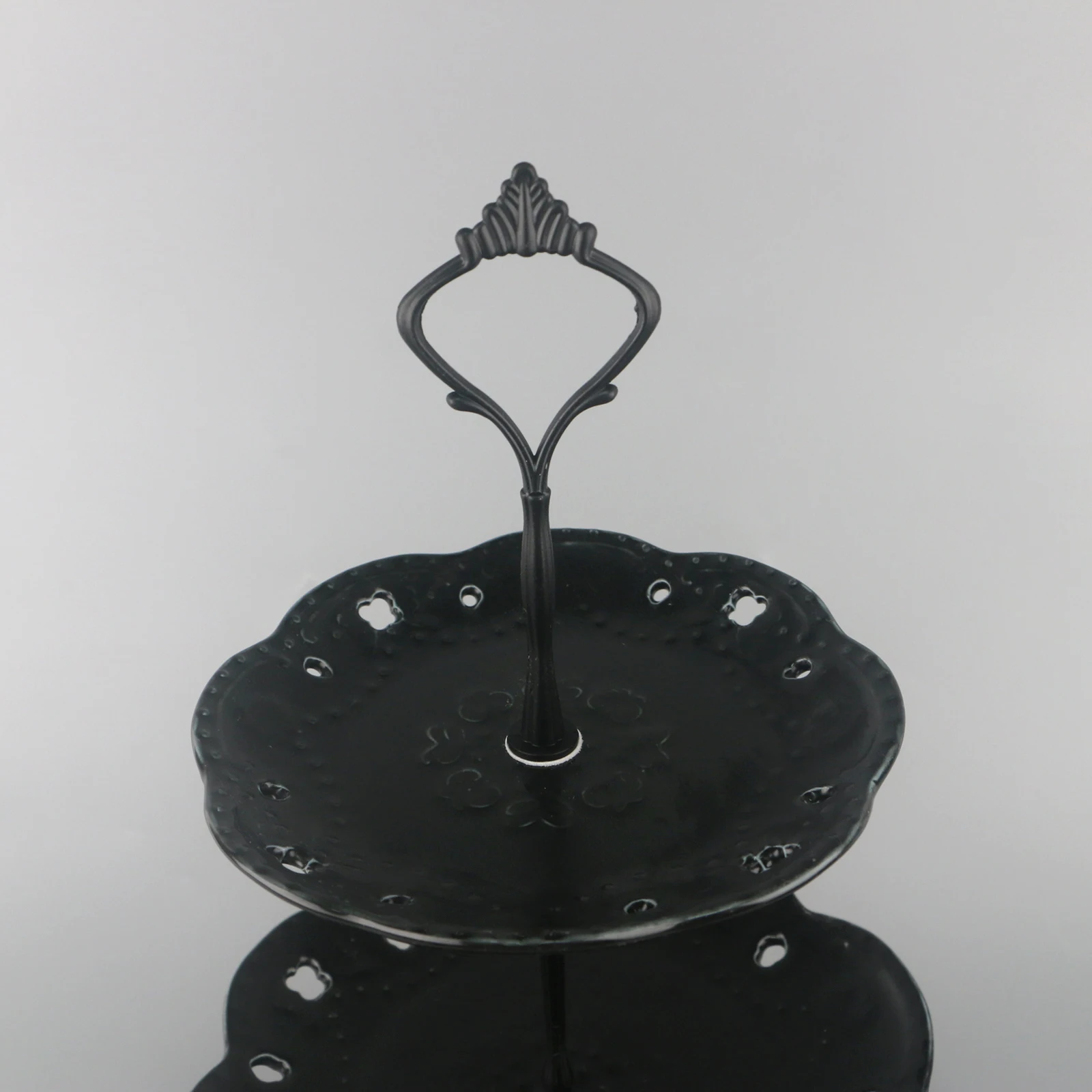 British afternoon tea three layers creative porcelain dessert color plate