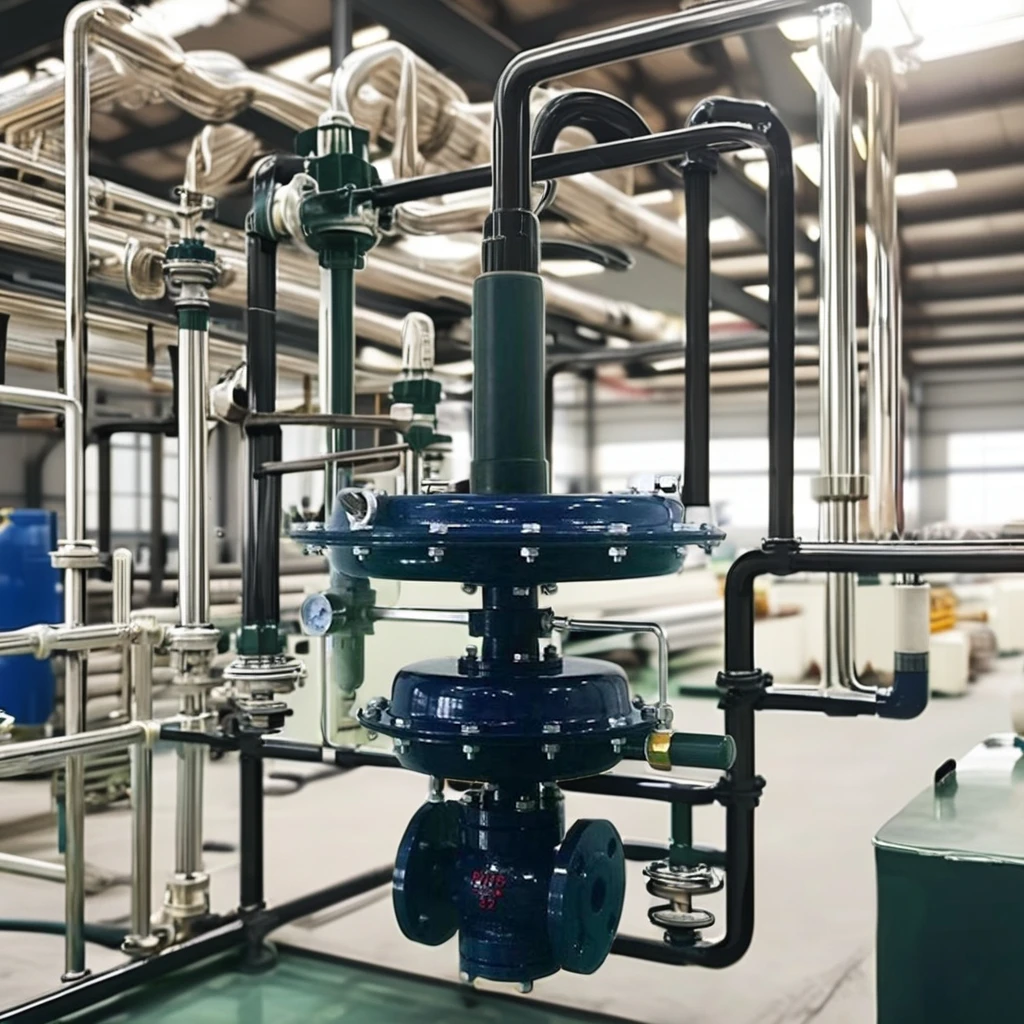 Криогенный клапан регулирования давления для газообразного азота