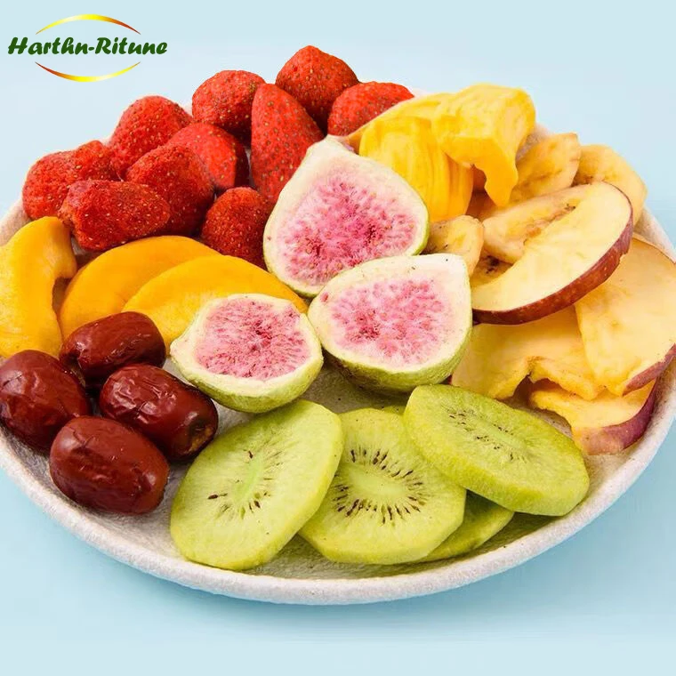 Wholesale Bulk Freeze Dried Strawberry Banana Kiwi Fig Red Date Apple Freeze Dried Mixed Fruits