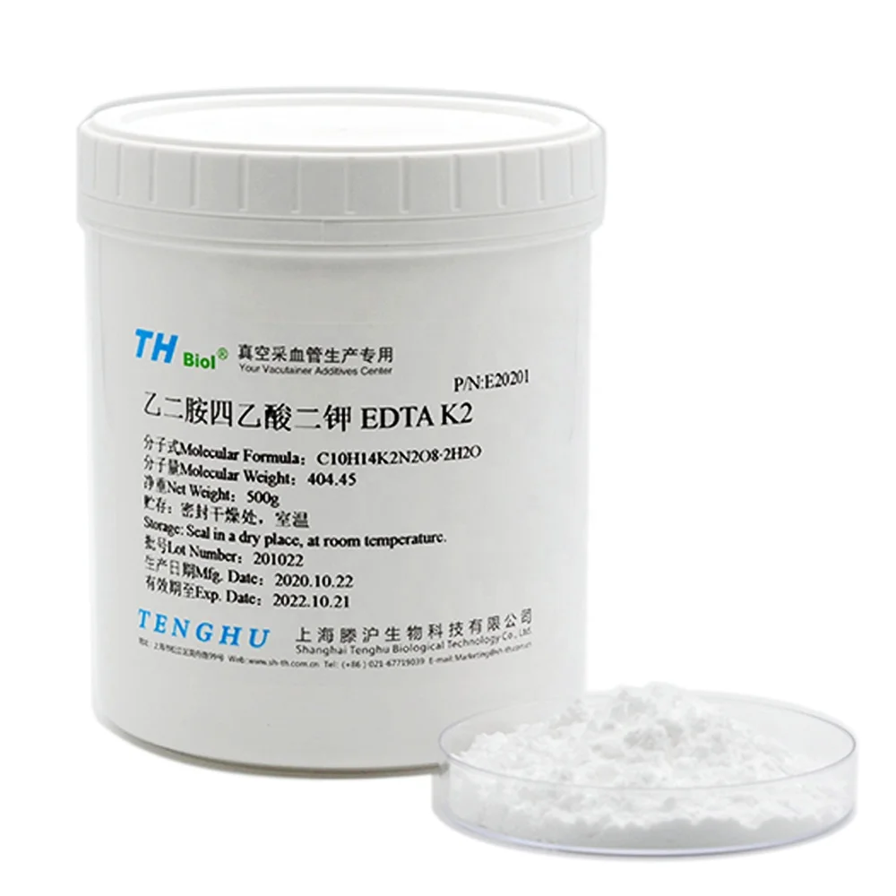 Vacutainer Additives Manufacture Tenghu Anticoagulant EDTA-2K For Blood Collection Tube