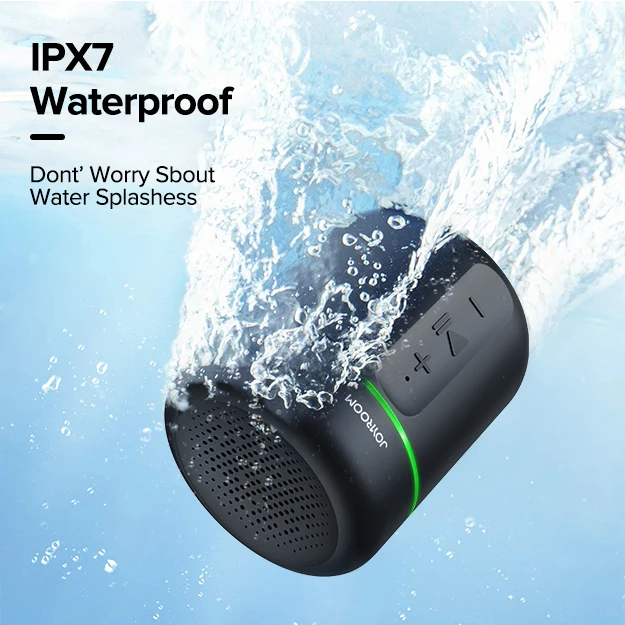 
portable speaker wireless joyroom trending products 2021 new arrivals TWS outdoor mini IPX7 Waterproof Speaker subwoofer speaker 