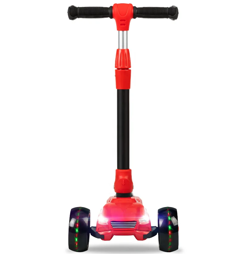 Customized Color three Wheels  foldable  Kick Scooter For kids