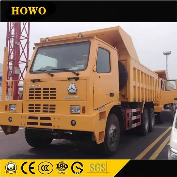 Самосвал внедорожного майнинга King HOWO 6x4 371 л.с. 75 т самосвал с подъемной системой HYVA и автотрансмиссионный Allison