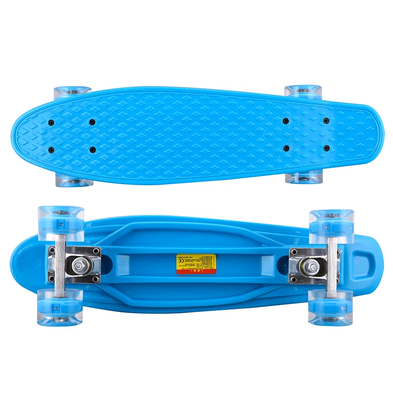 22 inch Colorful Classic Cruiser Complete Skateboard Teenager Cool Street Style Skateboard