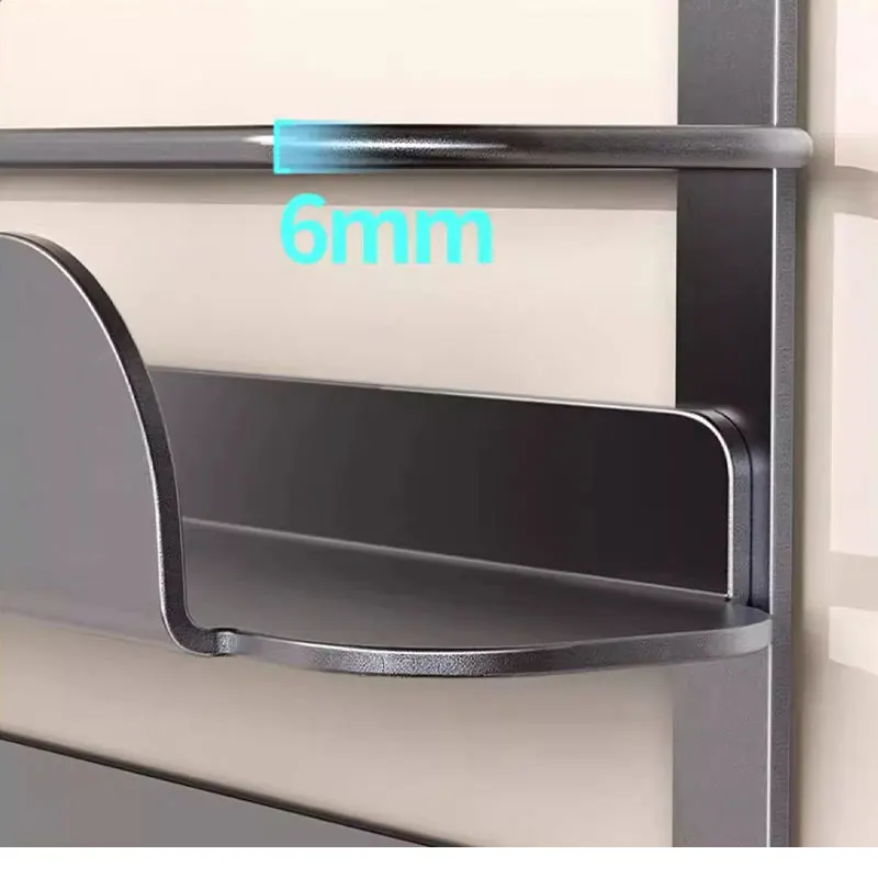 Magnetic Refrigerator Spice Rack 3 tier Scalable Organizer with 6 Hook Seasoning bottle shelves for Kitchen Accessories Storage