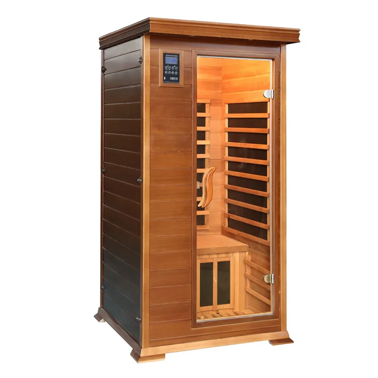 Canadian red cedar far infrared carbon fiber heater 7 color lights sauna room