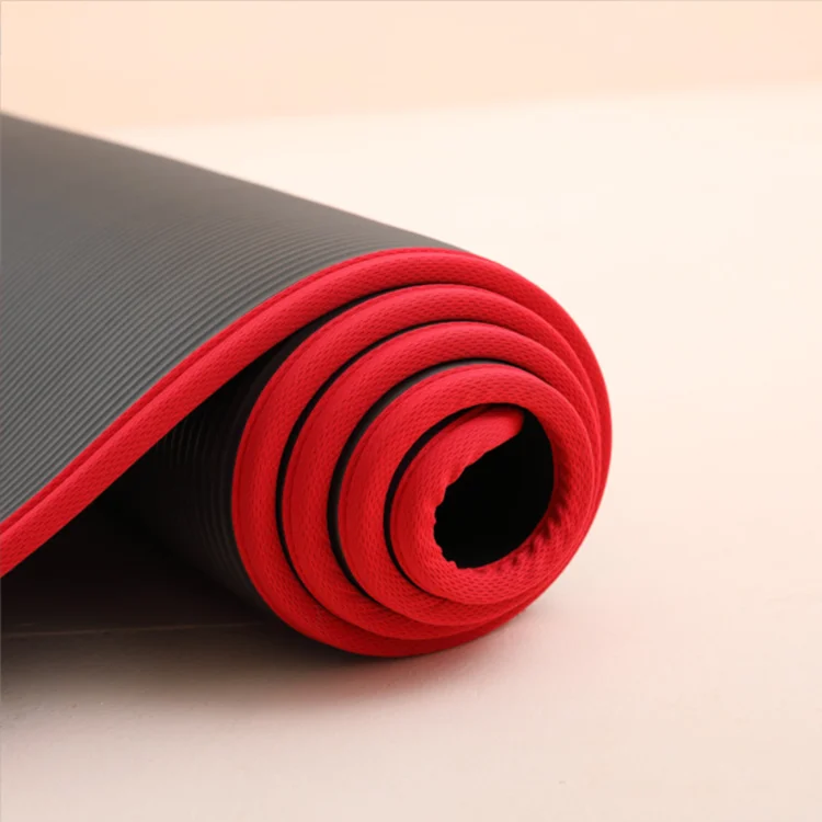 Wholesale Home Gym Fitness Equipment Extra Thick Durable Comfortable Anti Tear NBR Cheap Yoga Mat