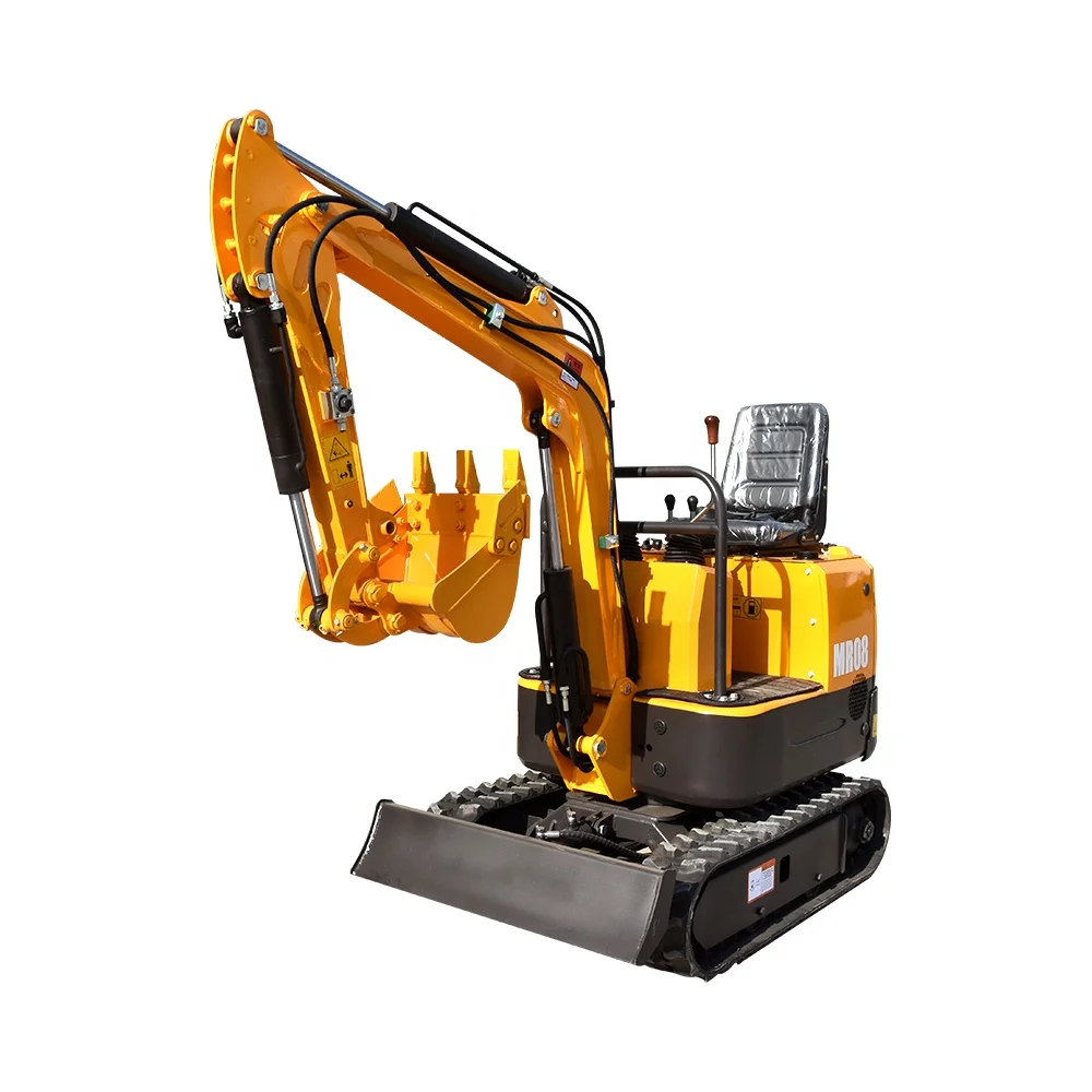 Mini excavadora 08 Chinese mini excavator cheap 0.8 tons with accessories