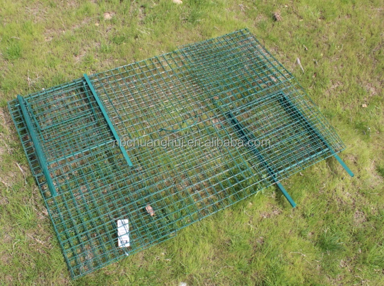 Hot Sale Arsen Magpie Trap Folding Galvanised Steel Pest Bird Cage Trap