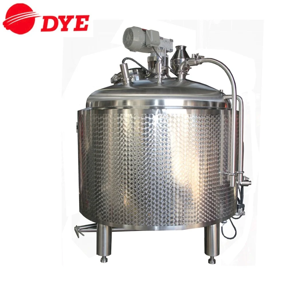 DYE  milk mixing cooling SUS304 mixing tank milk cooling tank