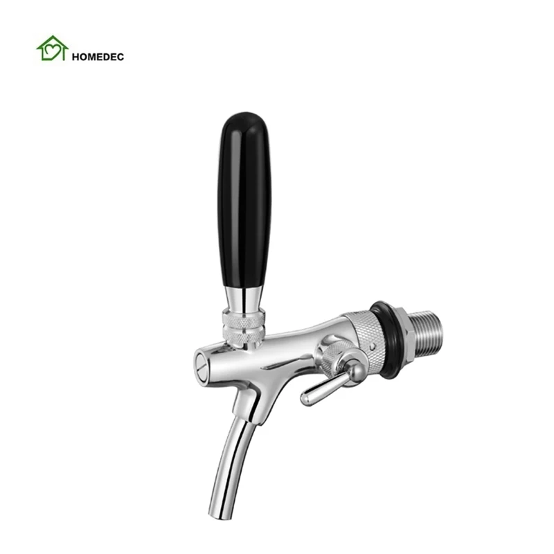 Adjustable Flow Control Stainless Steel Homebrew Bar Drink Beer Dispenser Faucet Tap