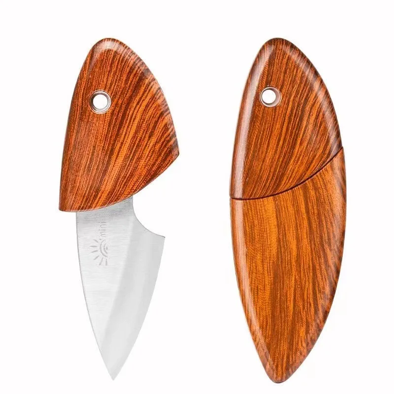 Hot Selling Multi-function Mini Dolphin Fish Knife Open Unpack Express Parcel Opener PP Marble Handle Mini Pocket Knife