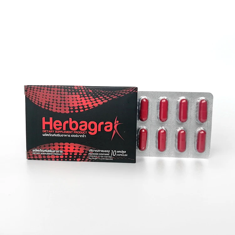 Herbagra Gold Capsule: Exclusive brand dietary supplement manufacturer, 10 capsules per box