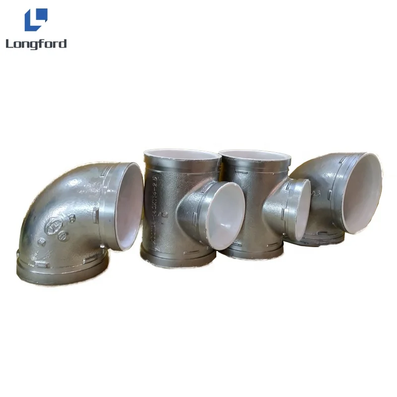 Pipe Clamp Fittings Elbow / Flange Stand Fittings For Pipe Connection