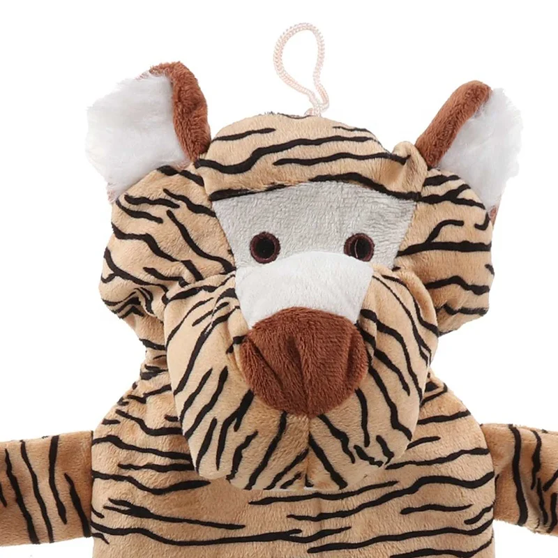  small rubber hot water bottle silicone with plush animal