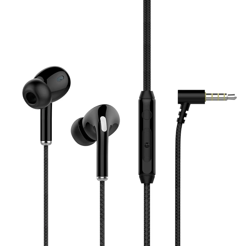 Factory Wholesale Cheap Earphones Sport headset 1.2M In ear Deep Bass Stereo Earbuds W/Mic For iphone samsung huawei xiaomi vivo