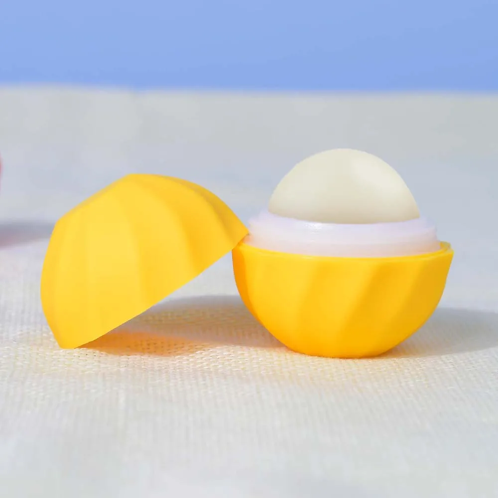 Lip Balm Ball Round Chapstick Container 7g /7ml /0.25oz egg shape Containers Screw Cap Lipstick Jar