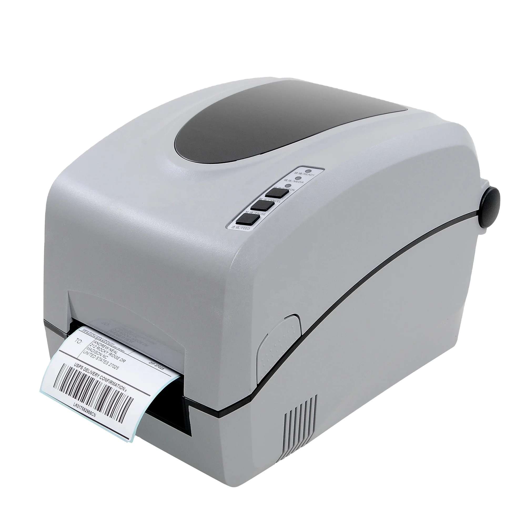 RFID PET asset tag Thermal Transfer Printer sticker label encoding Machine label printer