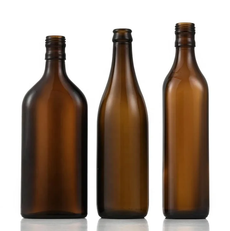 Wholesale Most popular amber drink 500 ml 16 oz glass beer bottle