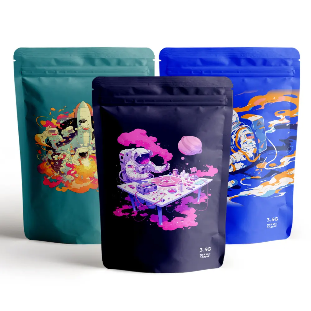 Custom aluminum foil stand up  packing pouch roasted nuts seed food packaging mylar bags for dried fruit snacks with zipper