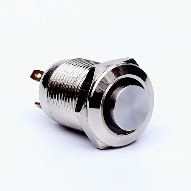 12 мм Металл кнопочный мгновенный 12 В 5 в LED мощность водонепроницаемый мини кнопочный переключатель