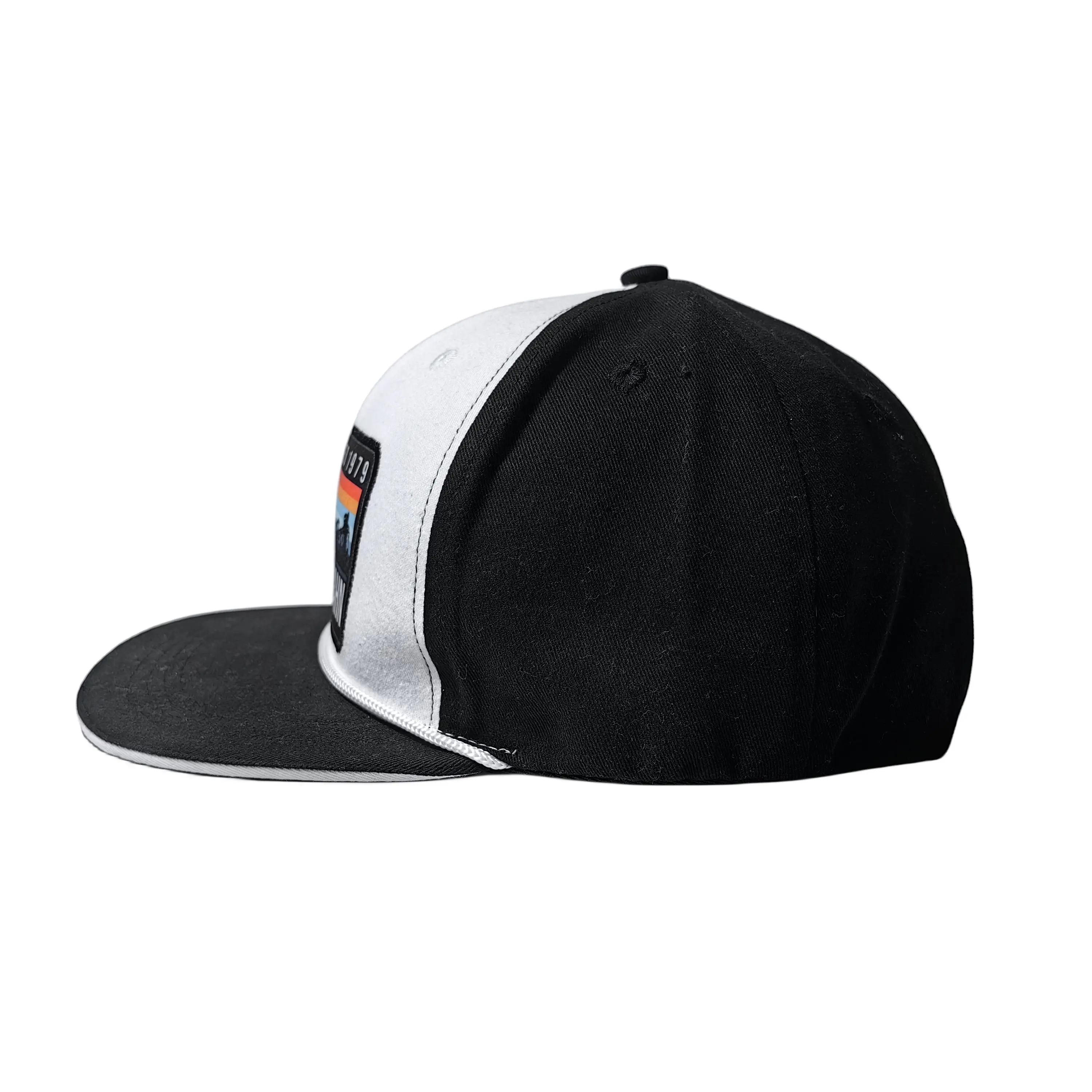 Fashion Design Customized Promotional Sublimation Printing Patch Flat Bill Strip on Visor Baseball cap