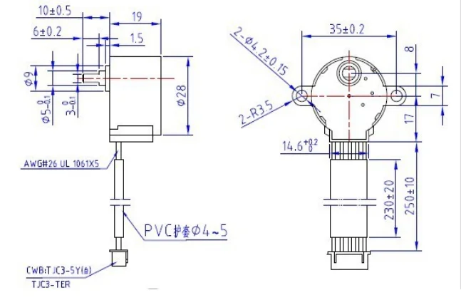 Manufacturer Supplier Custom 5V DC Miniature 28mm Stepper Motor With Gear Ratio