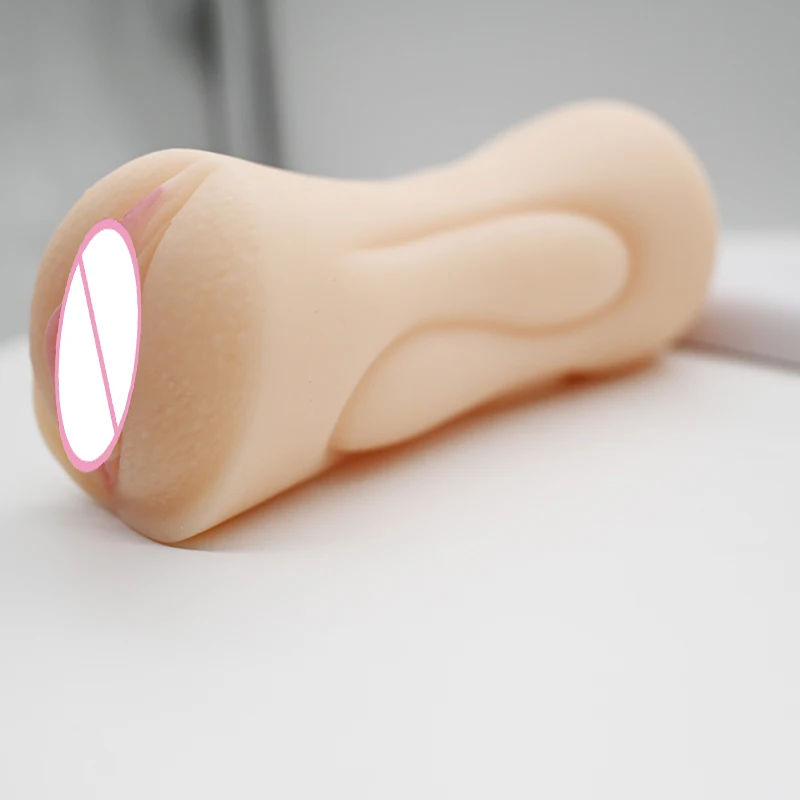 Safe Material TPE Pocket Pussy For Men Vaginal and Oral Artificial Vagina