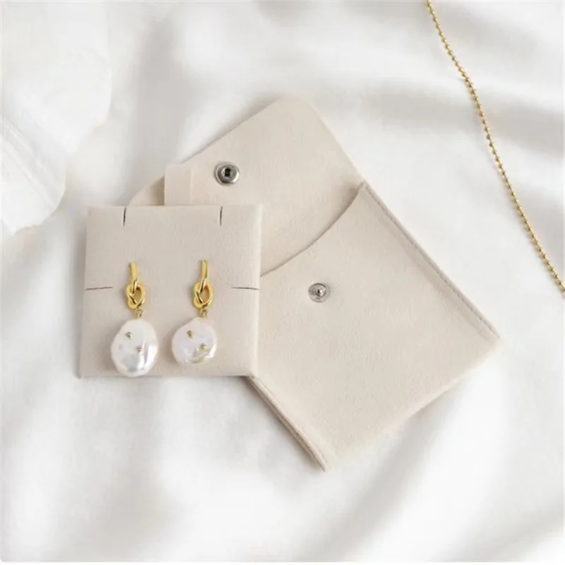 FORTE Manufacturer Wholesale velvet jewelry pouch bag Envelope snap buckle custom jewelry bags with logo