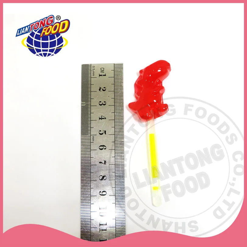 Новый продукт хорошее качество Южноафриканский рынок динозавр в форме леденца флуоресцентные конфеты