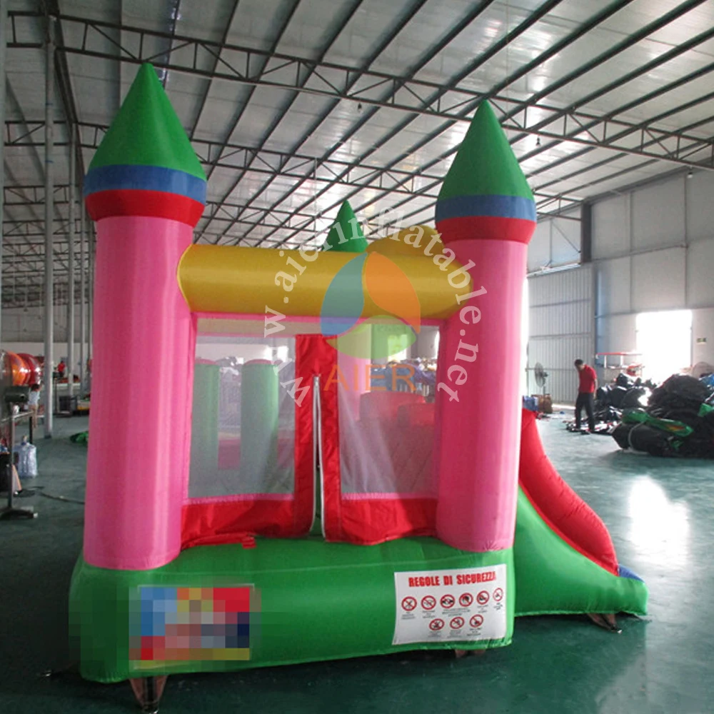 Manufacturer Oxford Inflatable Slide Bouncing Castle Inflatable Trampoline Bouncer Inflatable Jumping Bouncer For Sale