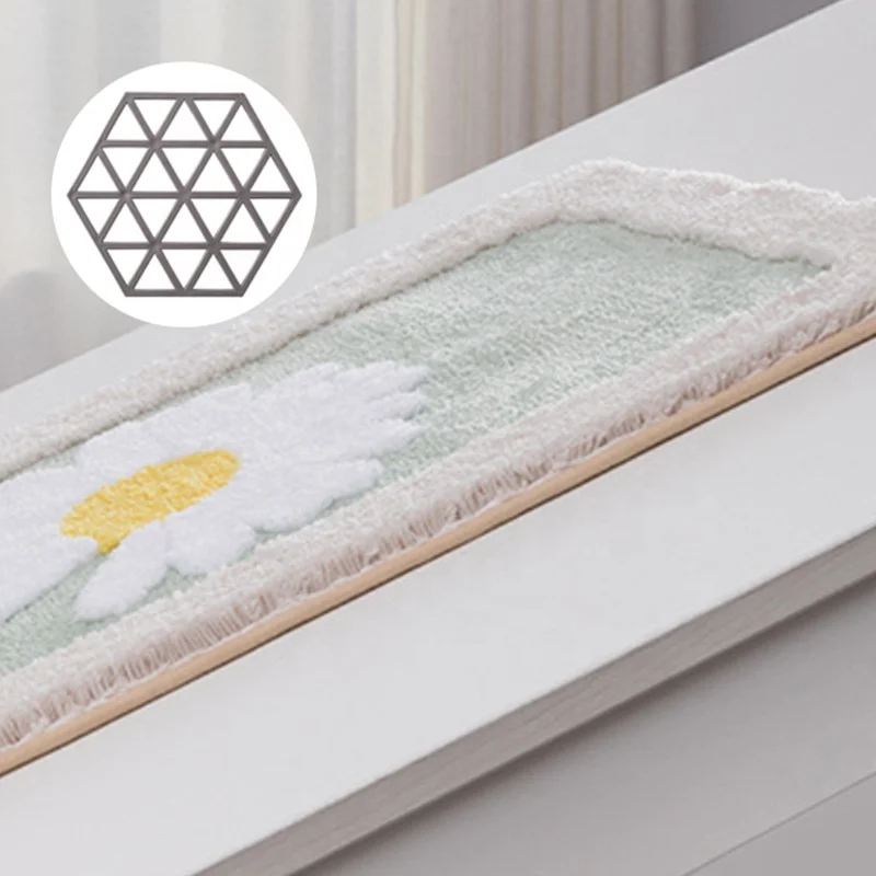 Entrance door mat solid color entrance mat living room carpet bathroom thick non-slip floor mat toilet absorbent