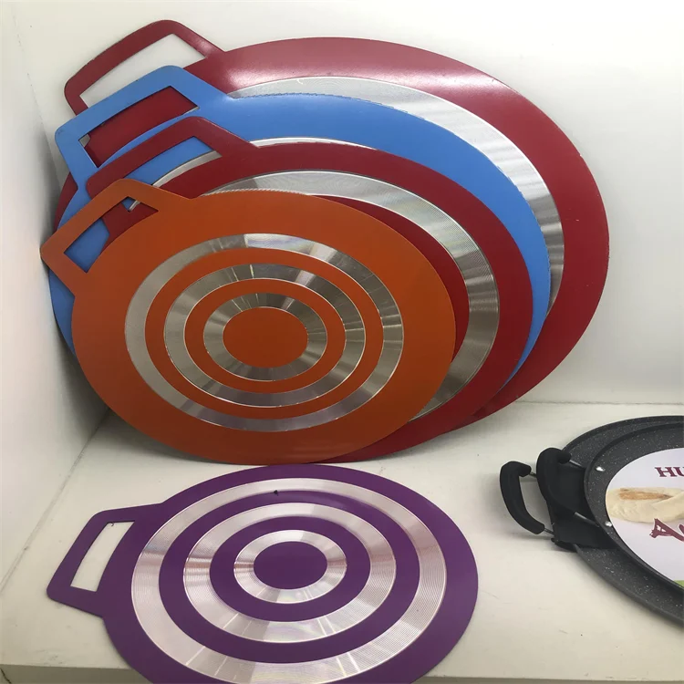 Colorful Promotional Non stick Aluminum Plate 30 cm diameter Cooking Pan