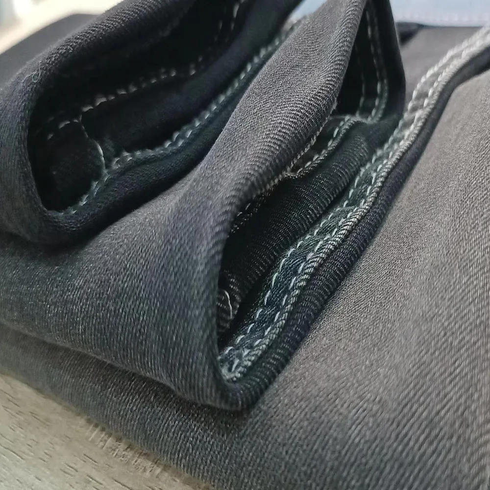 Stock jeans denim  suppliers spandex  polyester denim jeans  price per meter