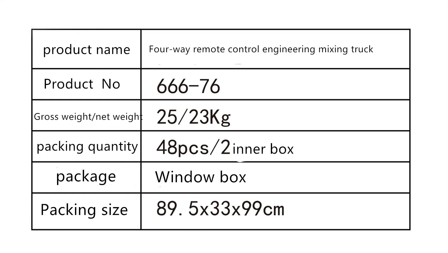 Engineering site model toys agitator truck four-way remote control engineering mixing heavy loader  seper truck