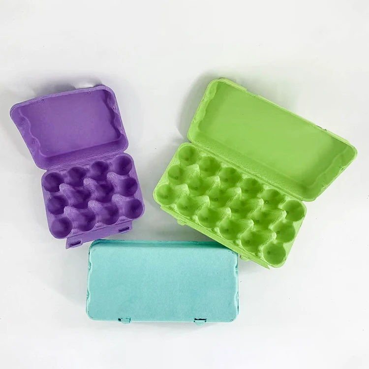 Retail Manufacturer Personalized Pulp Egg Tray Packaging Box Quail Egg Cartons