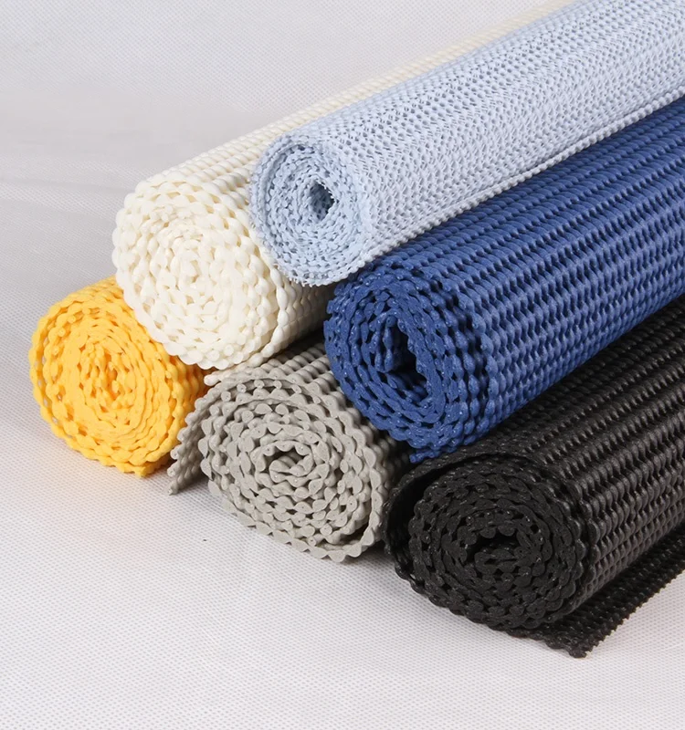 Eco-friendly PVC tool box Non-adhesive drawer mat anti-slip kitchen shelf liner