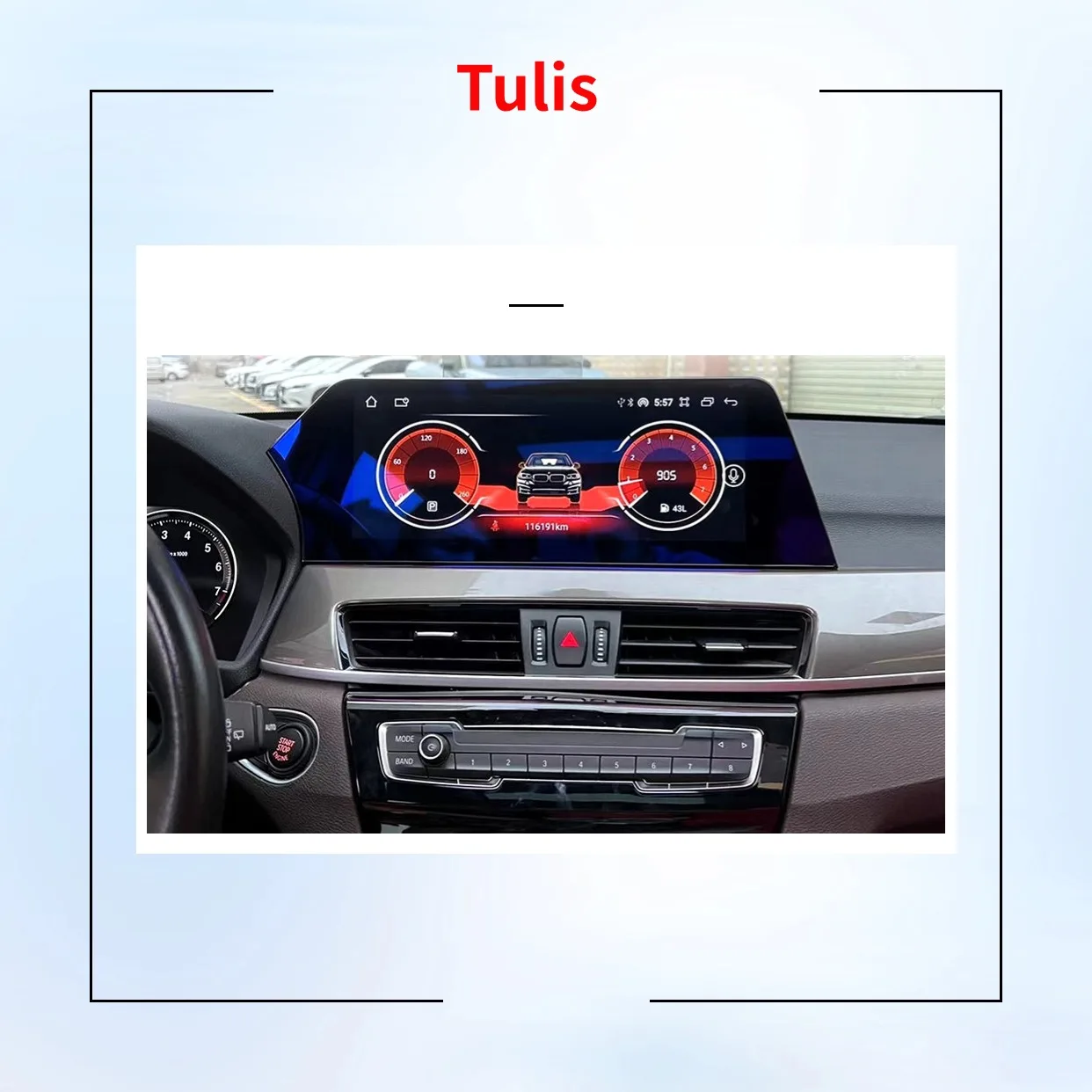 Tulis Android 13 Touch Screen Car Radio For BMW X1 X2 F48 F39 2014 -2020 With GPS Navigation Bluetooth Built In Carplay