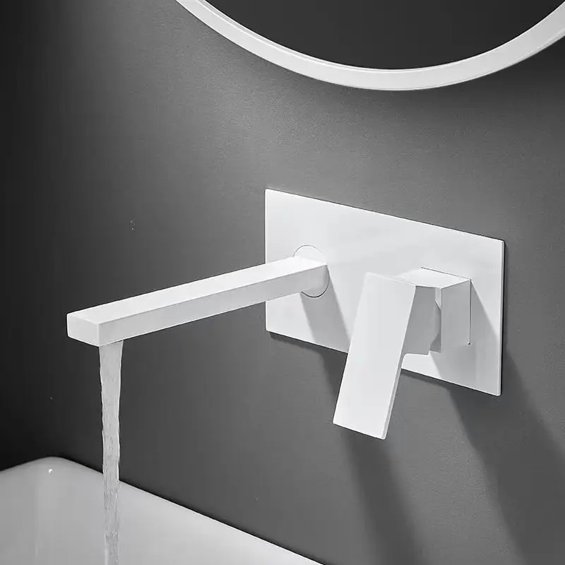 Modern Single-Hole Basin Faucet with Honeycomb Bubbler Wall-Mounted Hanging Feature Single Handle Design New Hall Washing Table