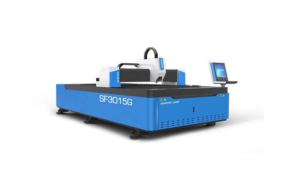 SENFENG Fiber  1500 watt  Laser Cutting Machine  for SS/CS/AL with new look  SF 3015G