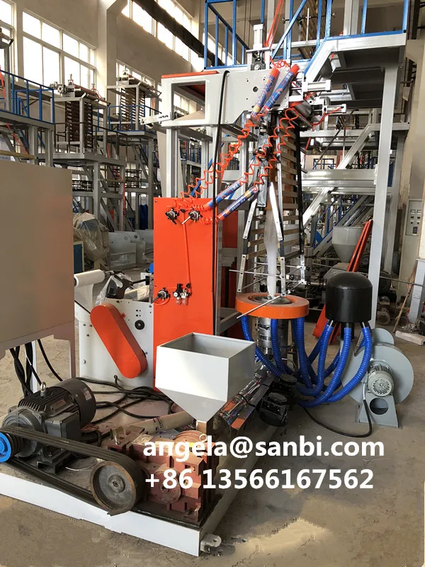 Plastic HDPE LDPE PE Biodegradable Mini Film Blowing Machine