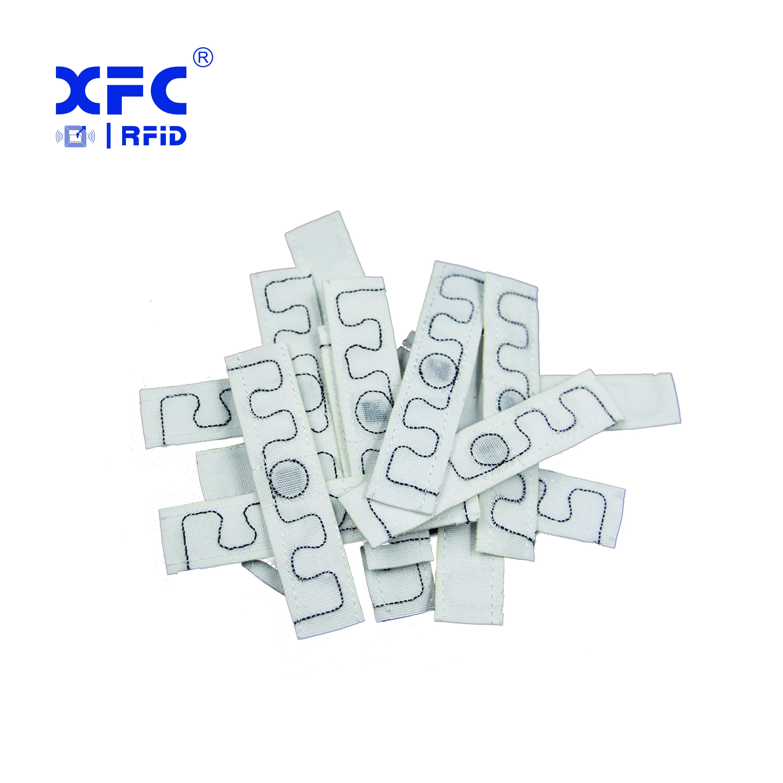 Durable RFID UHF Washable Clothing Textile Laundry Tag For Towel clothes pants ect