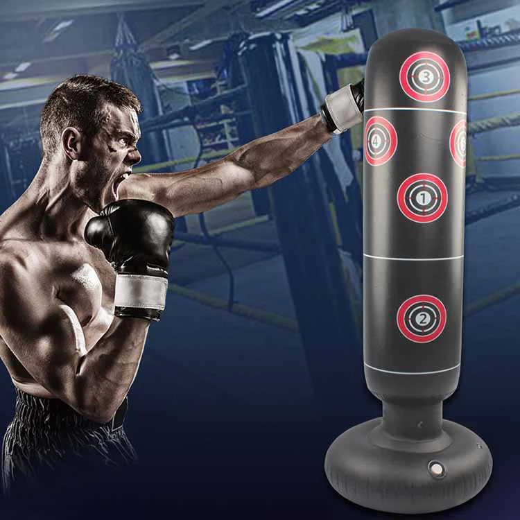 Wholesale Force Training Boxing Bag Stand Inflatable Punching Bop Bag