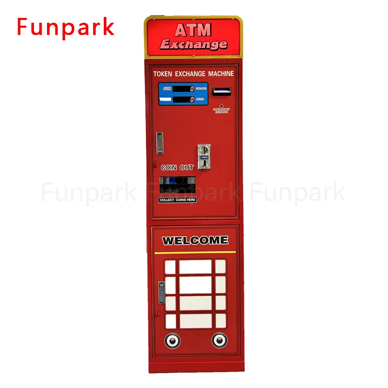 Funpark Indoor Bill Coin Token Exchange Machines Automatic Vending Machine Coin Operated Games